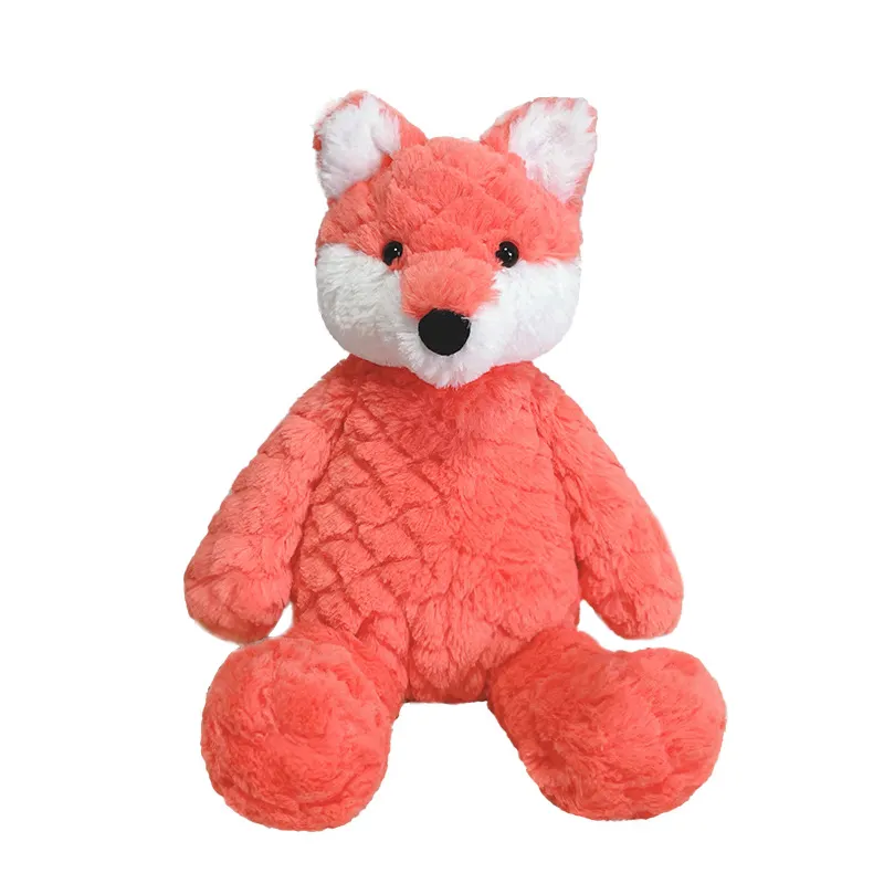 Fofo Red Fox Stuffed Animal Brinquedo De Pelúcia 30CM Personalizado Kawaii Pequeno Brinquedo De Boneca De Raposa De Pelúcia