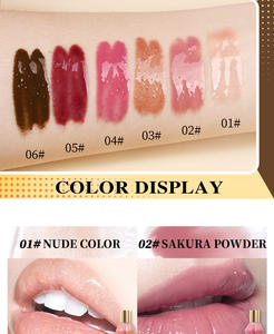 Laque à lèvres transfrontalière TikTok gingembre menthe chaude dodue hydratante couleur des lèvres élargissement liquide brillant à lèvres - Product Image 6