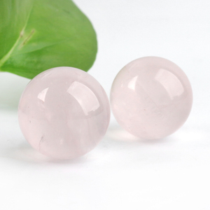 High Quality Crystal Sphere Wholesale Hand Polished Natural Rose Quartz <b>Mini</b> Ball Spheres for Decoration - Product Image 6