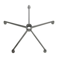 Pièces de mobilier scolaire : Base en alliage d'aluminium 5 étoiles KEDE, pièces durables pour chaise de bureau, pieds de chaise pivotante en maille