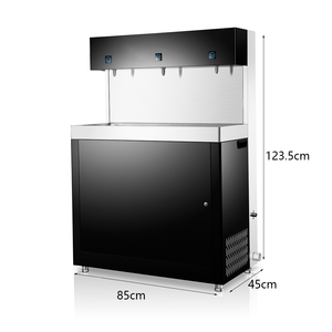 Système de filtration d'<span class=keywords><strong>eau</strong></span> RO à <span class=keywords><strong>5</strong></span> étages en acier inoxydable personnalisable à 3 robinets, distributeur d'<span class=keywords><strong>eau</strong></span> froide commercial pour les usines, les écoles - Product Image 3