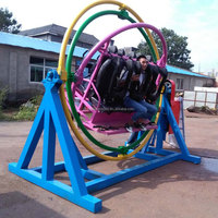 6 sièges UK Trainer Trailer Chair Human Gyroscope Amusement Rides à vendre
