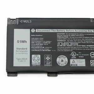 Batería para Portátil 51WH 266J9 para Dell G3 15 3590 3500 <span class=keywords><strong>G5</strong></span> 15 5500 5505 <span class=keywords><strong>Inspiron</strong></span> 14 5490 266J9 M4GWP PN1VN 266J9 - Product Image 3