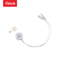 Contrôleur de variateur d'intensité pour éclairage LED intelligent 12V, interrupteur à détecteur de mouvement infrarouge PIR avec portée d'induction de 3-5m et temps de retard réglable