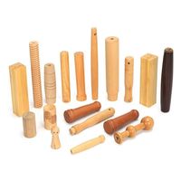 Manche en bois de hêtre personnalisé pour outils de jardin et ustensiles de cuisine, poignées en bois de remplacement, surface lisse, accessoires de quincaillerie, usine OEM