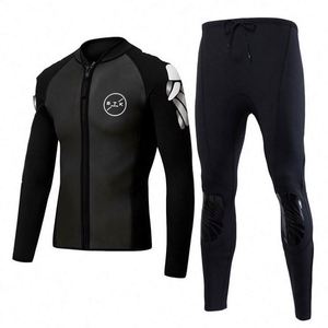 Giacca e Pantaloni Lunghi Personalizzati per Surf e <span class=keywords><strong>Immersioni</strong></span> in Neoprene da 2mm, Leggings in Neoprene da 2.5mm per Uomo - Product Image 6