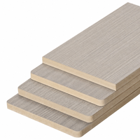 Panneau de fibres à densité moyenne (MDF) de première qualité, style moderne, E1, écologique, résistant à l'humidité, mélaminé poncé, 18 mm, pour cuisine