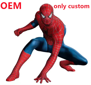 Personalizzato <span class=keywords><strong>Spiderman</strong></span> in PVC Mini Figure di film d'azione Marvel personaggio dei cartoni animati giocattolo per auto ornamenti scatola di imballaggio incluso - Product Image 3