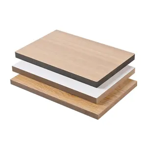 Panneau de fibres de mélamine de qualité supérieure 4Mm 5Mm 6Mm Mdf