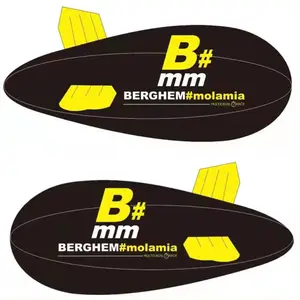 Avion gonflable noir de 8m pour la publicité, avec logo imprimé/zeppelin gonflable/blimp gonflable à hélium, Offre Spéciale