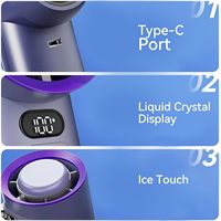 Mini Ventilador de Mano Eléctrico USB de Bajo Precio con Nebulizador de Agua, Diseño Plegable para Uso en Exteriores, Automóviles y Hoteles