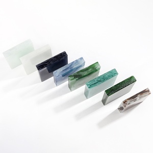 Recycled <strong>Glass</strong> Tinted Translucent Artificial Stone <strong>Decorative</strong> <strong>Glass</strong> Jade <strong>Glass</strong> <strong>Panels</strong> for Wall and Floor - Product Image 3