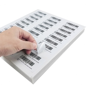 Etiquetas Autoadhesivas Fba 2UP/30UP, Etiquetas de Código de Barras para Impresoras de Inyección de Tinta y Láser A4, Tamaño Personalizado 8.5x11'', Etiquetas de Envío - Product Image 2