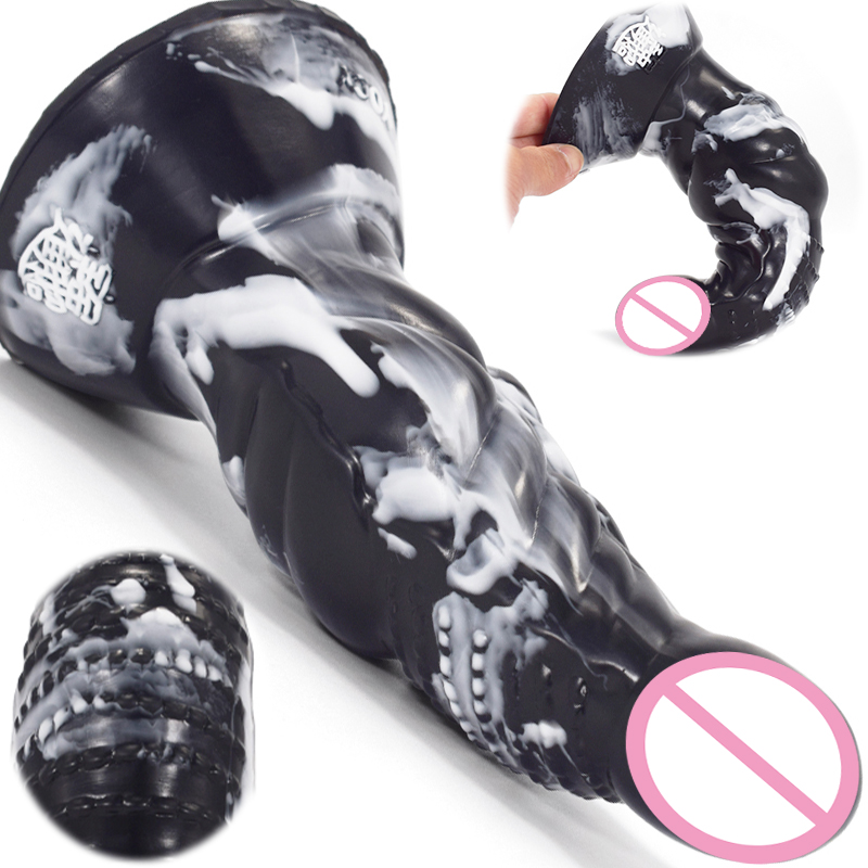 YOCY-237 7'' Monster Dildo Gorgeous Silicone Curved Beast Dildo Kinky for  Women and Men Sex Toy Flexible alien Penis New Design| Alibaba.com