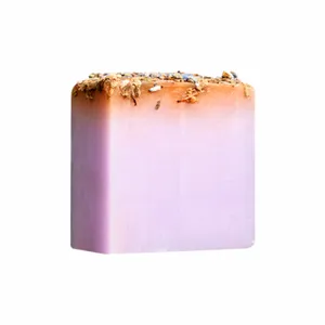 Lavender With Flowers 3.52oz/100g Handmade Soap From Nature Lavender Dried Flower Whitening Moisturizing