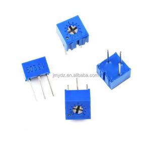 3362P-504 500K Résistance réglable de précision à une seule rotation / Potentiomètre 3362 Potentiomètre à glaçure de verre - Product Image 1