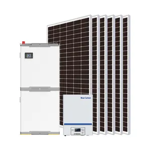 BLUE CARBON 10kw off grid sistema solare 48V 200Ah LiFePO4 Battery Pack sistema di accumulo di energia 10240Wh UU48-200 batteria al litio box