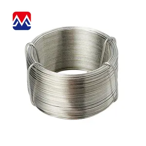 高品质ss304 ss410洗丝0.13毫米光亮不锈钢丝，用于棒材纯线制造商