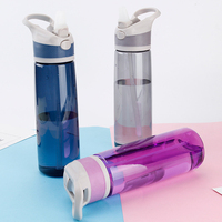 Bouteille d'eau en plastique à bec verseur, 800 ml / 27 oz
