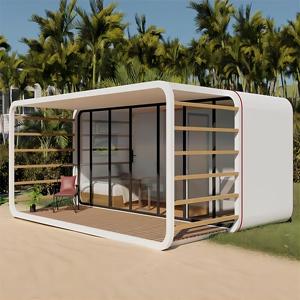 <span class=keywords><strong>Cabane</strong></span> Apple, Maisonnette Apple, Conteneur d'hôtel de 40 pieds, Maison en panneaux sandwich, Design moderne, Caractéristique respirante, Installation <span class=keywords><strong>facile</strong></span>, Extérieur - Product Image 5