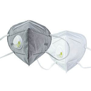 <span class=keywords><strong>Masque</strong></span> respiratoire jetable KN95 5 plis pour adulte, respirant, anti-poussière, en <span class=keywords><strong>tissu</strong></span> non tissé soufflé à chaud - Product Image 3