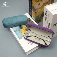 Nouveau boîtier optique rigide pour lunettes de lecture, boîtes à lunettes en velours, Logo personnalisé, marque, étuis à lunettes de soleil
