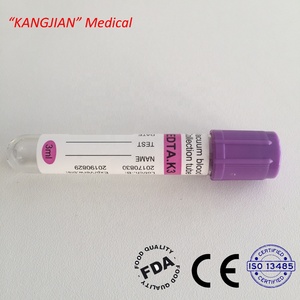 Tubo Vacutainer para Recolección de Sangre con Tapa Morada, <span class=keywords><strong>EDTA</strong></span> <span class=keywords><strong>K3</strong></span> K2, para Pruebas CBC, 5 ml, Tubo Edtak2 Vacuum - Product Image 5