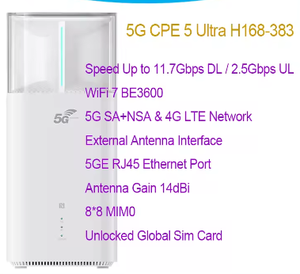 <span class=keywords><strong>Router</strong></span> <span class=keywords><strong>Huawei</strong></span> 5G CPE <span class=keywords><strong>6</strong></span> Ultra H168-383, <span class=keywords><strong>Router</strong></span> WiFi7 para <span class=keywords><strong>Huawei</strong></span> 5G CPE Ultra6 H168-383 - Product Image 6