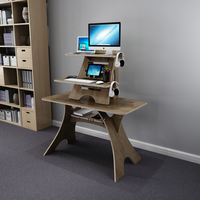 Bureau d'ordinateur pliable professionnel personnalisé, minimaliste, réglable en hauteur, avec peinture poudrée