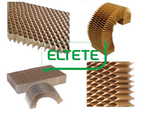 Cường độ cao Trọng lượng nhẹ sinh thái thân thiện Giấy Thủ Công tổ ong lõi cho cửa chất độn tái chế vật liệu Cấu trúc màn hình - Product Image 5