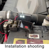 Répulsif Électrique pour Rats et Souris de Voiture en ABS Solide, Contrôle des Animaux par Ondes Sonores Ultrasoniques pour Voitures