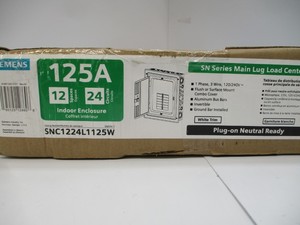 SNC1224L1125W 120/240V 125A ชุดควบคุมโหลดเซ็นเตอร์ PLC - Product Image 3