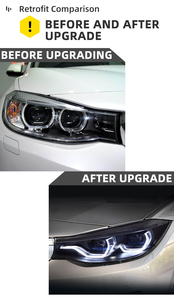Luz Delantera LED de Alta Calidad para <span class=keywords><strong>BMW</strong></span> Serie 3 <span class=keywords><strong>GT</strong></span> F34 <span class=keywords><strong>328i</strong></span> <span class=keywords><strong>2013</strong></span>-2020, Actualización de Luz Delantera con Temperatura de Color de 6000K, 12V - Product Image 2