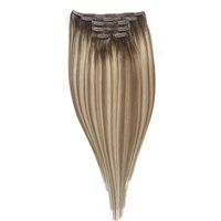 2025 Clip en PU sans couture dans l'extension Double dessiné 16 pouces-24 pouces Cuticule Remy Hair