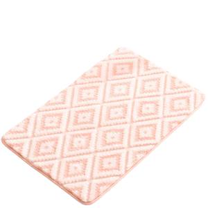 Alfombra de Baño Moderna Geométrica Rectangular Amarilla de Algodón Afelpado Antideslizante Absorbente para el Hogar Lavable a Máquina - Product Image 2