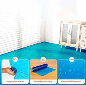 แผ่น<span class=keywords><strong>พลาสติก</strong></span>กันฝุ่น ป้องกันสีตกค้าง ป้องกันสิ่งสกปรก สำหรับพื้นแข็ง ดีไซน์ใหม่ ขายดี - Product Image 3