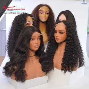 Perruque bouclée en cheveux vietnamiens avec closure, extensions capillaires de haute qualité, sans perte, prête à être expédiée – Offre spéciale Black Friday - Product Image 3