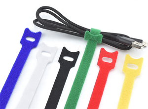 สายรัดรัดสายรัดผ้าไมโครไฟเบอร์ปรับได้ขนาด8นิ้วสายรัดจัดการสายรัดและห่วง - Product Image 4