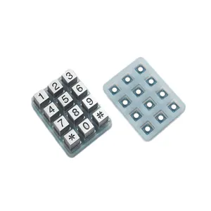 Rubber Silicone Electronic Push Button Keypad on off Switch