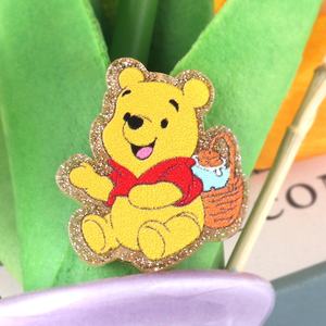 Perline Acriliche a Forma di Orso Cartoon con Foro Dritto, <span class=keywords><strong>Personaggi</strong></span> Anime Winnie the <span class=keywords><strong>Pooh</strong></span> e Animali, Accessori per Portachiavi Fai-da-Te - Product Image 3