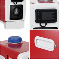 Yer Tasarruflu Dikey Dizel Hava Isıtıcısı 5KW 12V/24V Hepsi Bir Arada, Benzersiz Tasarım Düşük Yakıt Tüketimi Kamyon Karavan Van Tekne için