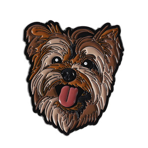 Pin de solapa de alta calidad personalizado de fábrica lindos perros gatos chapado en oro Aleación de Zinc Pines de Metal encantos de esmalte Pin de solapa personalizado - Product Image 6