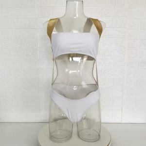 Traje de Baño Personalizado OutPace 2024, Traje de Baño Negro y Ropa de Playa, Bikini Deportivo con Estampado de Leopardo y Sujetador Push-Up - Product Image 2