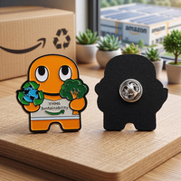 Spille Personalizzate in Metallo con Logo, in Lega di Zinco, Simpatici Personaggi 3D dei Cartoni Animati, Spilla Smaltata Personalizzata per Promozione del Brand e Regalo Souvenir