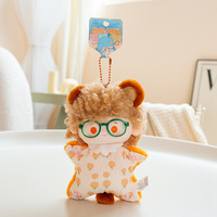 Mini Peluche Douce en Forme de Lapin à Oreilles en Caoutchouc, Série Porte-clés, Pendentif de Sac, Décoration d'Intérieur, Cadeau d'Anniversaire ou de Fête pour Enfants