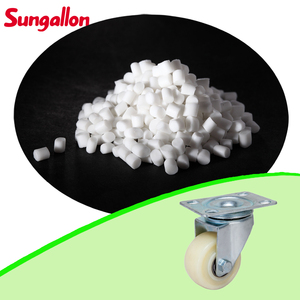 Materias primas de caucho termoplástico <span class=keywords><strong>TPE</strong></span>/TPR de dureza personalizable de Sungallon (10A ~ 95A) ruedas de equipaje de color ventas directas de fábrica - Product Image 6