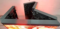 Pantalla LED Curva Plegable de Seis Secciones para DJ, Soporte de Exhibición Móvil para Exteriores, Alto Brillo, Portátil, Profesional, para Video Wall