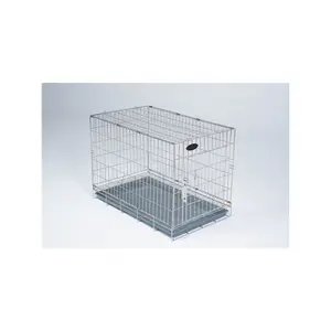 User-Friendly Pet Carrier LL Size Stainless Steel Foldable Pet Cage For Cats And Dogs