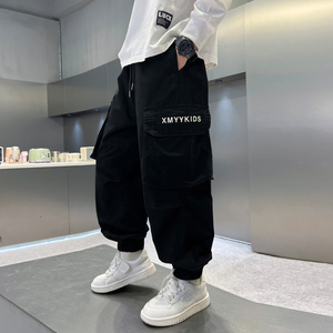 <span class=keywords><strong>Pantalon</strong></span> <span class=keywords><strong>cargo</strong></span> polyvalent à la mode pour enfants de la saison d'automne et d'hiver pour garçons - Product Image 3