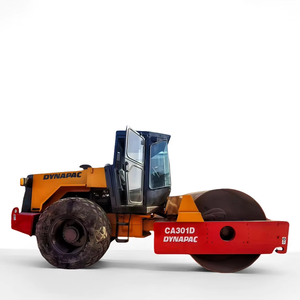 Rodillo de carretera usado de buena calidad Ca301d Dynapac Máquina compactadora de rodillos de carretera Dynapac CA301 Rodillo de carretera usado Precio bajo - Product Image 1